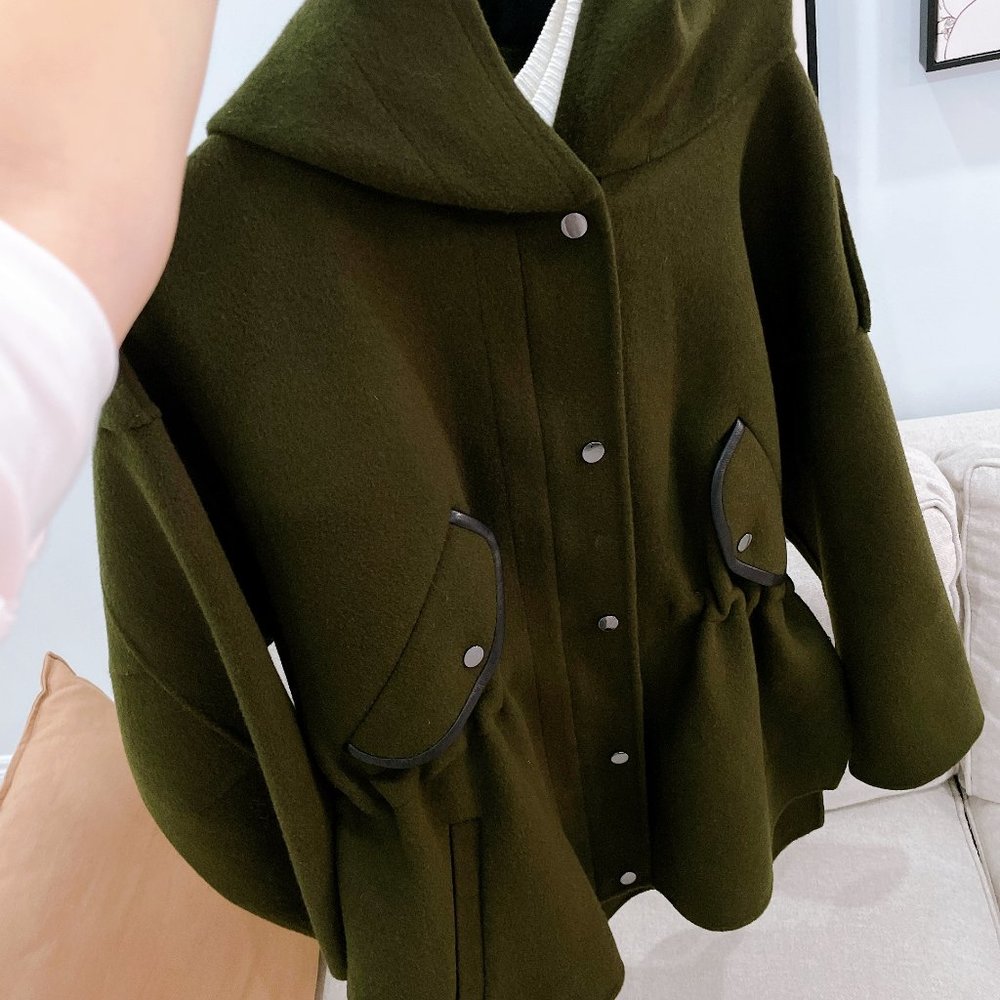 98% NEW MAJE JACKET, SIZE XS-M, WOOL JACKET - Picture 3 of 13